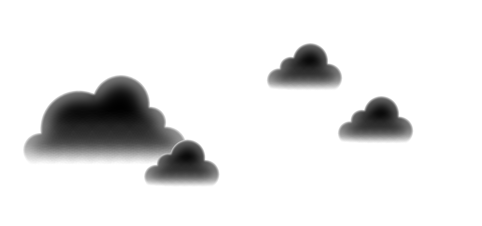 雲の背景イラスト